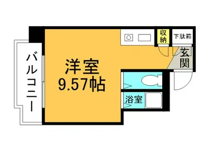 ビッグアップルビル(ワンルーム/3階)の間取り写真