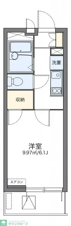 レオパレスフィオーレ船橋 2階階 間取り
