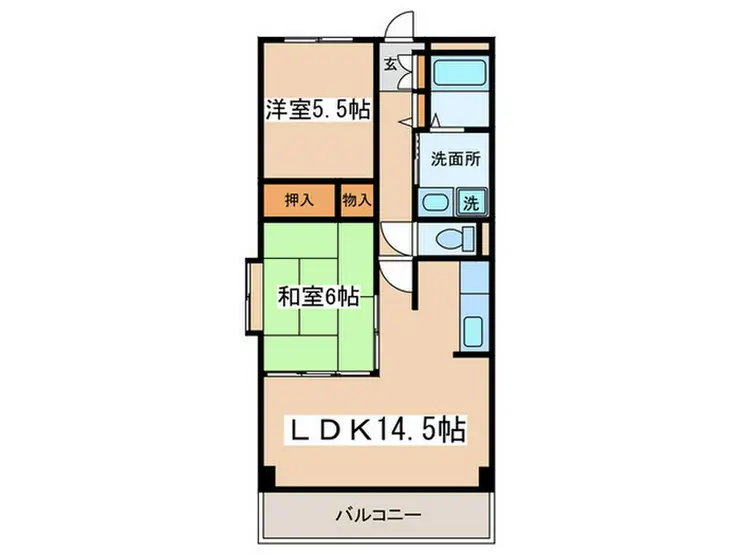 スカール本厚木 3階階 間取り