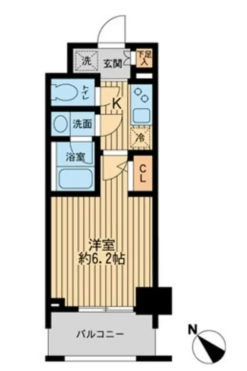 KDXレジデンス多摩川 5階階 間取り