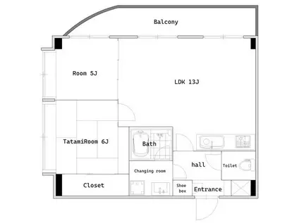 グリーンガーデンI(2LDK/3階)の間取り写真