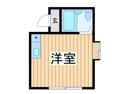 メゾン府中(ワンルーム/1階)の間取り写真