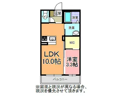 BE FIRST南町(1LDK/1階)の間取り写真