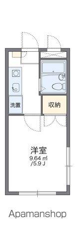 レオパレス新宿(1K/2階)の間取り写真