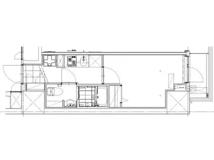 GENOVIA草加(1K/8階)の間取り写真