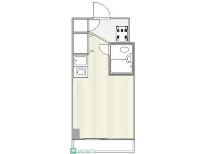 スカイコート武蔵関(ワンルーム/3階)の間取り写真