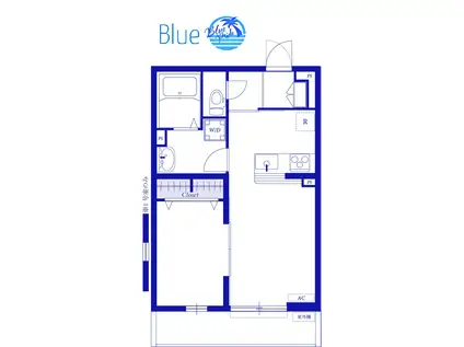 リブリ・MMK(1LDK/2階)の間取り写真