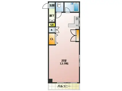 サンフィールド目白(ワンルーム/2階)の間取り写真