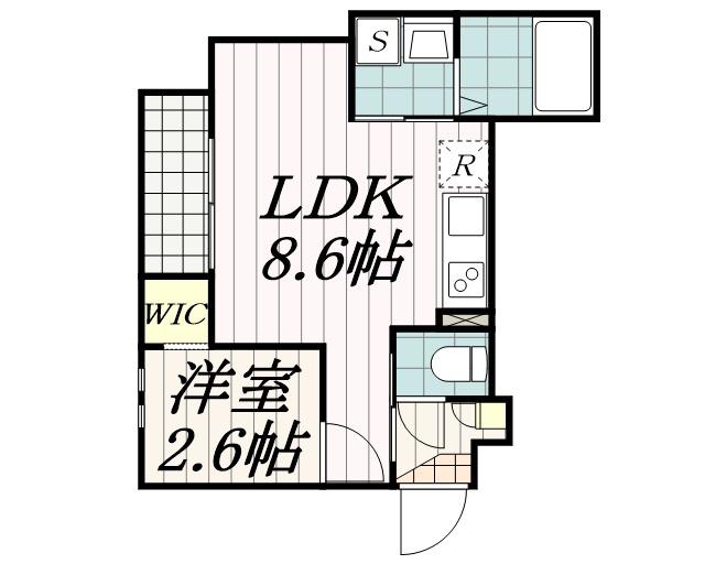 REGALEST 千葉駅(1LDK/1階)の間取り写真