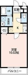 アンプルールリーブル正(1K/2階)の間取り写真