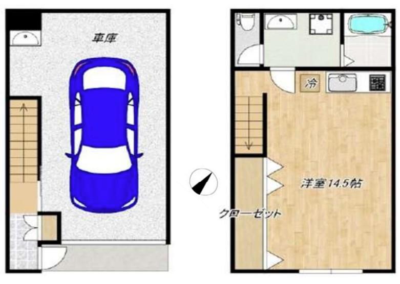 M STYLE(ワンルーム/1階)の間取り写真