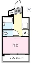 エルウィング立川二番館(1K/3階)の間取り写真
