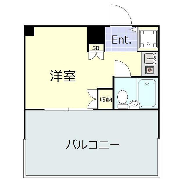 グラン蒲田(ワンルーム/5階)の間取り写真