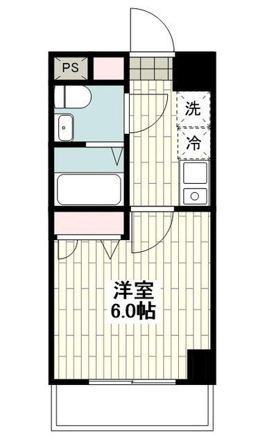 メイクスデザイン川崎II(1K/11階)の間取り写真