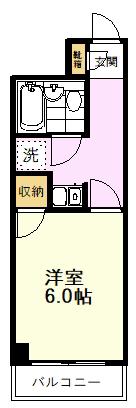 XIV1(1K/3階)の間取り写真