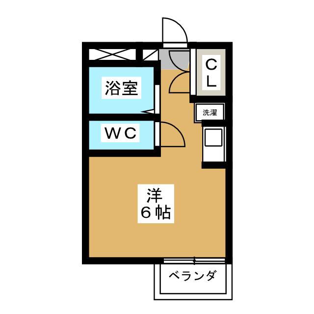 吉祥寺ボーディングハウス(ワンルーム/3階)の間取り写真