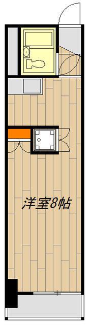 クレール池袋(ワンルーム/2階)の間取り写真