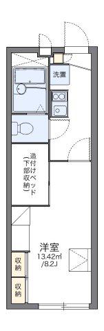 レオパレスリビエール栄(1K/2階)の間取り写真