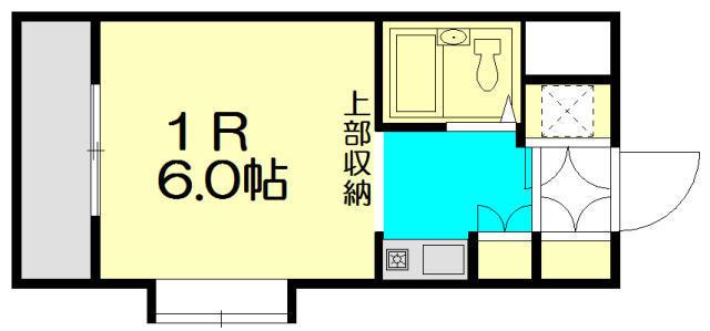 エーブル井荻(ワンルーム/2階)の間取り写真