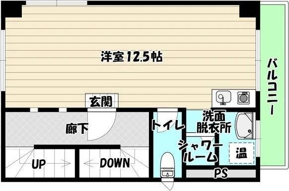 DAIMARUレジデンス(ワンルーム/4階)の間取り写真