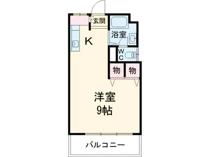 日吉第3コーポA棟(ワンルーム/3階)の間取り写真
