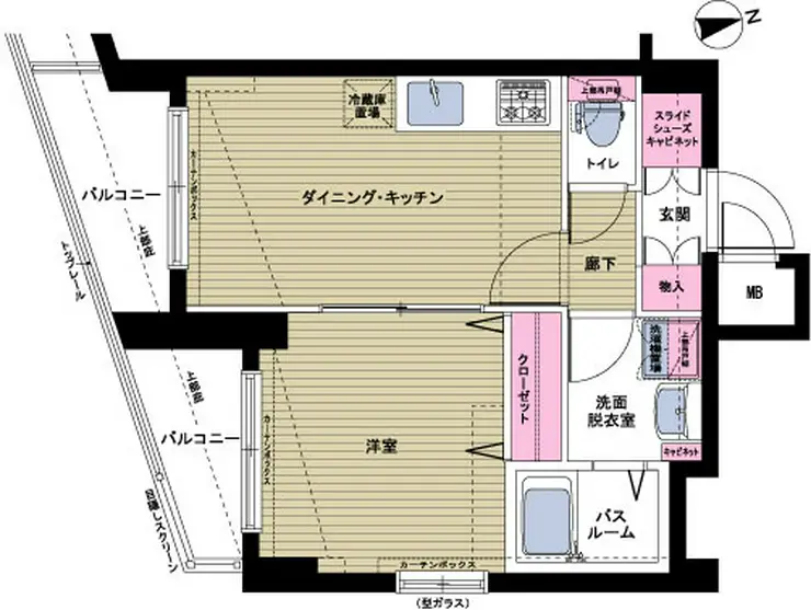 トーシンフェニックス都立大学 5階階 間取り