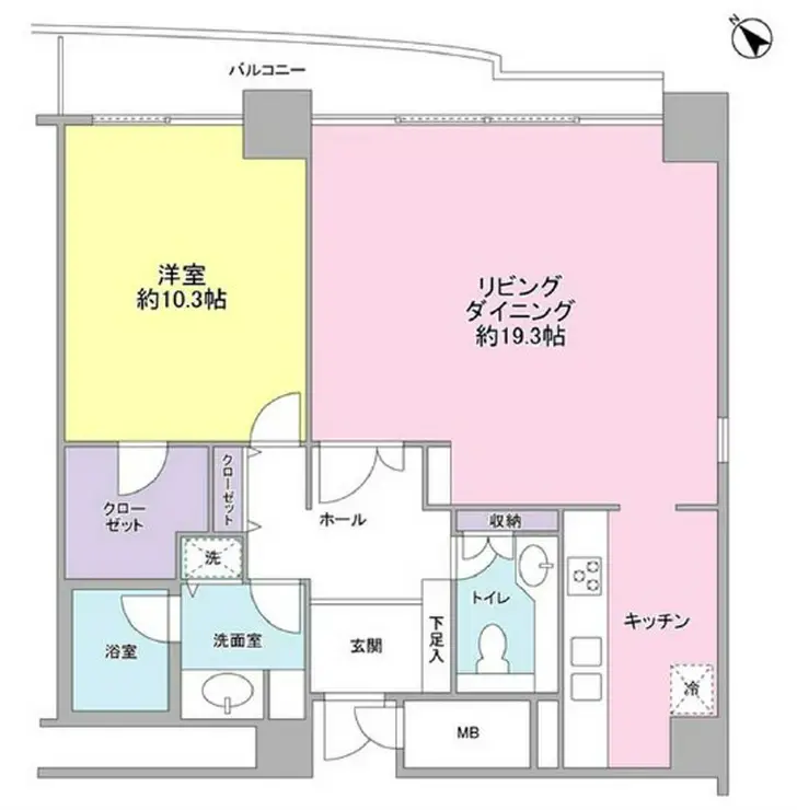 四番町プラザ 7階階 間取り