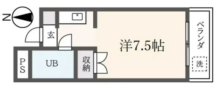 サンライズベル 3階階 間取り