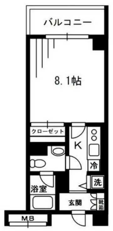 レジディア荻窪 3階階 間取り