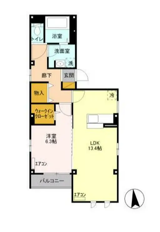 グランドソレイユ青葉台 3階階 間取り