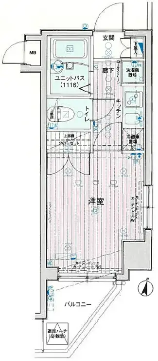 メインステージ飯田橋 10階階 間取り