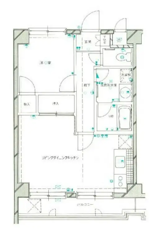 日神パレステージ志村坂下 1階階 間取り