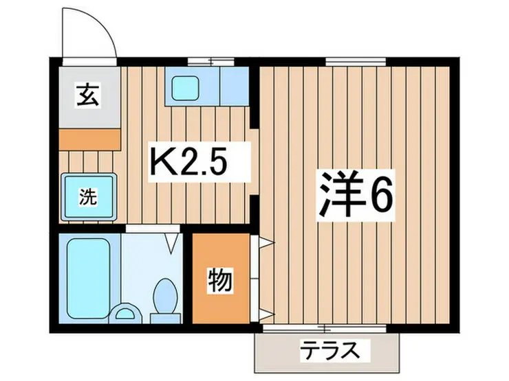タカラハイツ 1階階 間取り