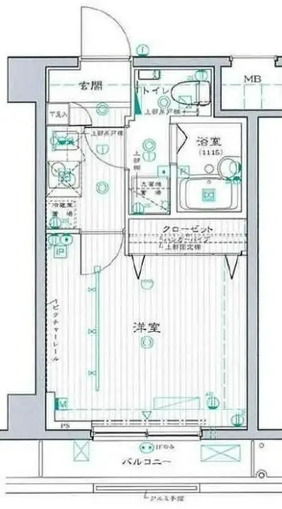 アークフラッツ品川 2階階 間取り