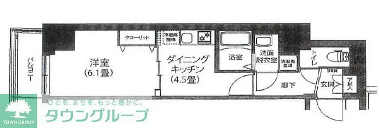 アイル ノヴェル駒込 4階階 間取り