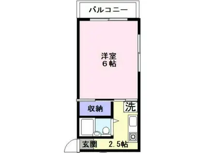 エントピア駒込(1K/4階)の間取り写真