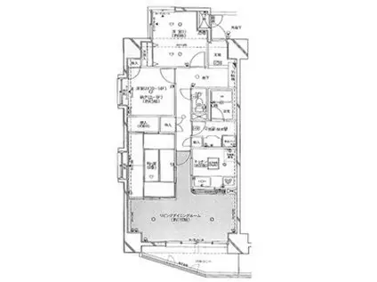 プライムアーバン堤通雨宮(2SLDK/2階)の間取り写真