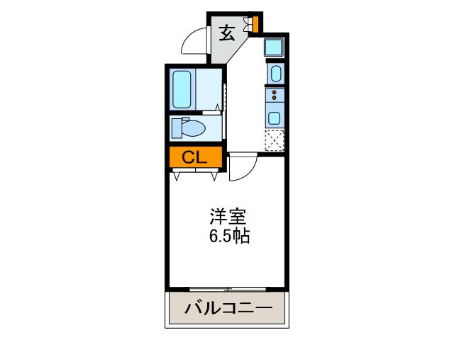 ルミナーレ天王寺(1K/8階)の間取り写真
