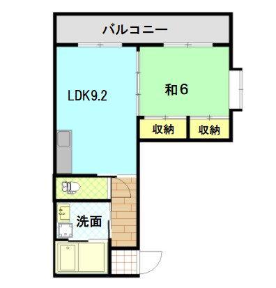 サンマルベージャ(1LDK/1階)の間取り写真