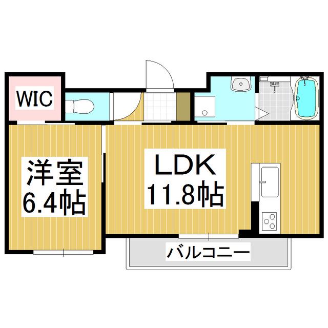 シャーメゾンロザンジュ(1LDK/3階)の間取り写真