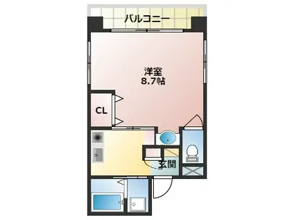 MAPUCO(1K/2階)の間取り写真