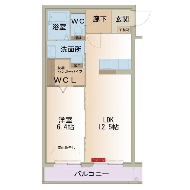 メゾン・ブリエ(1LDK/3階)の間取り写真