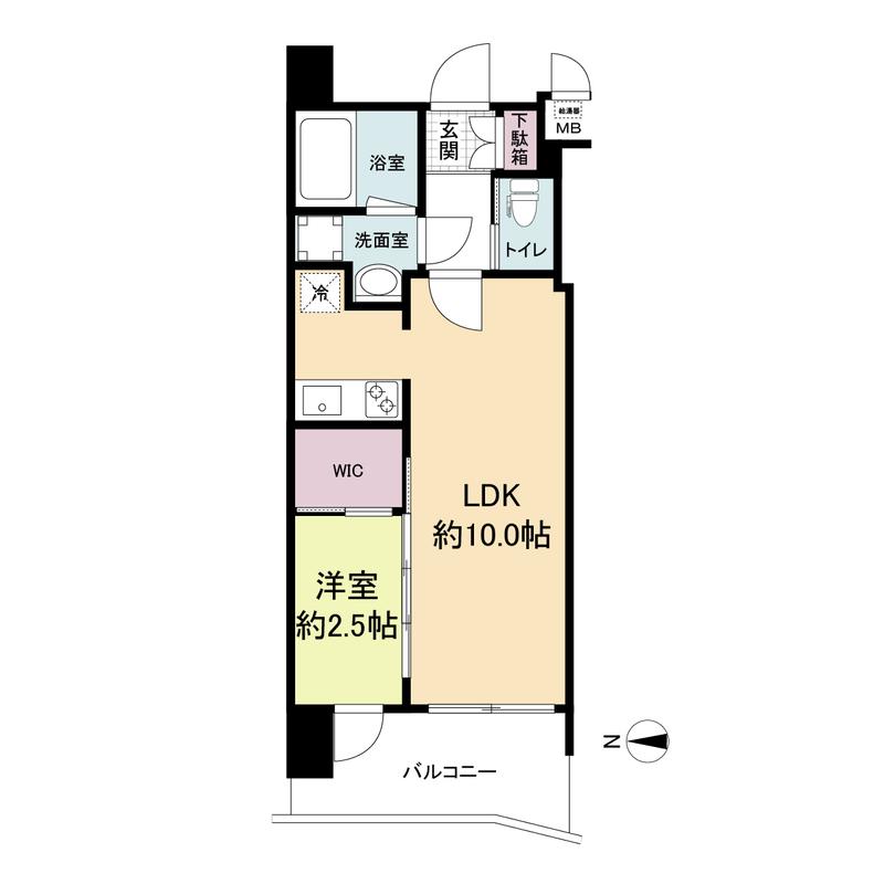 セレニテ西中島アリア弐番館(1LDK/3階)の間取り写真