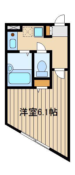 レイフラット東武練馬(1K/2階)の間取り写真