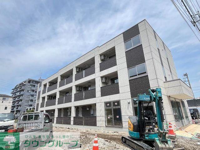 草加市花栗マンション工事