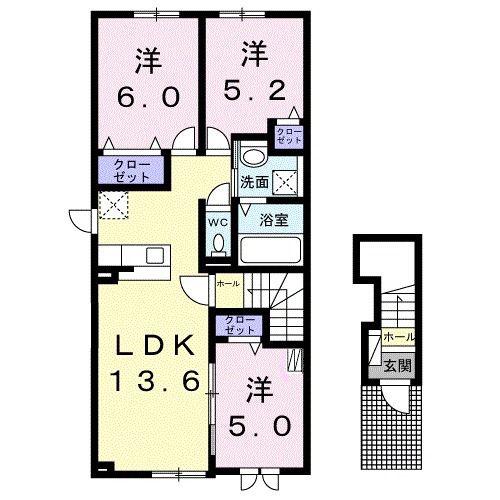 望みSKY(3LDK/2階)の間取り写真