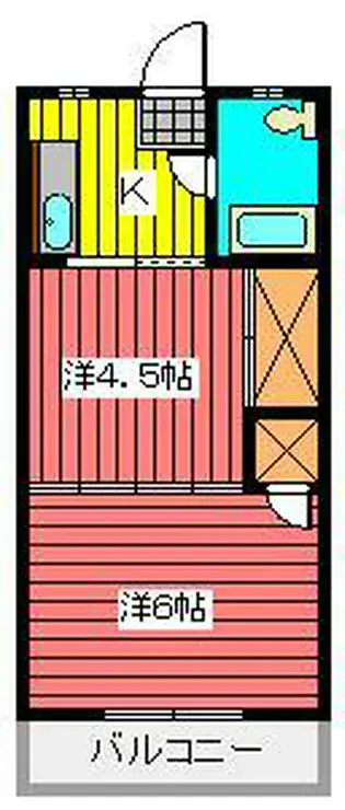 長岡マンション 2階階 間取り
