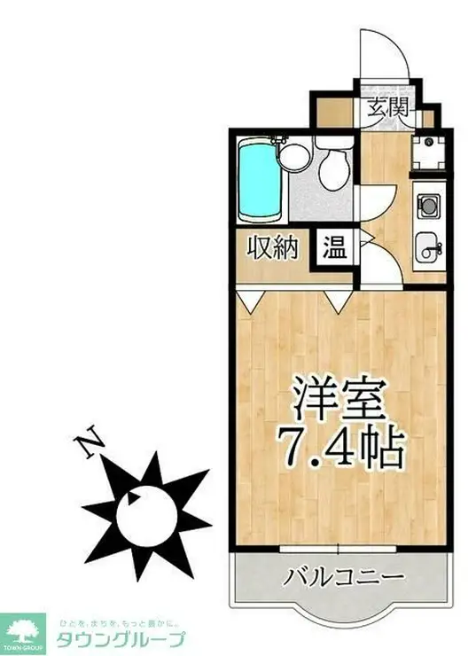 メゾン南行徳 4階階 間取り