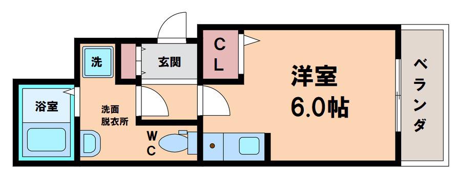 地下鉄御堂筋線 あびこ駅 徒歩7分 5階建 築17年(1K/3階)の間取り写真
