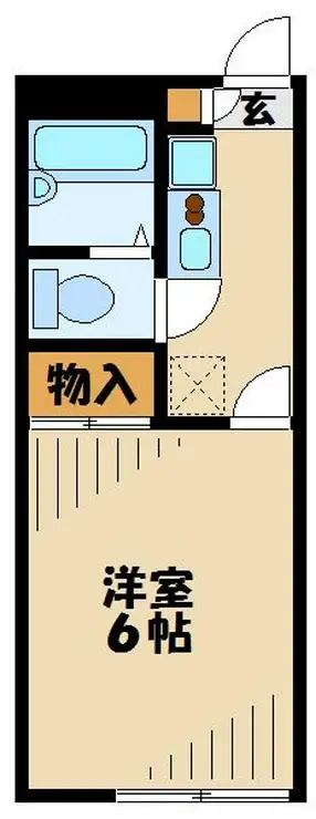 レオパレス富士見台 3階階 間取り